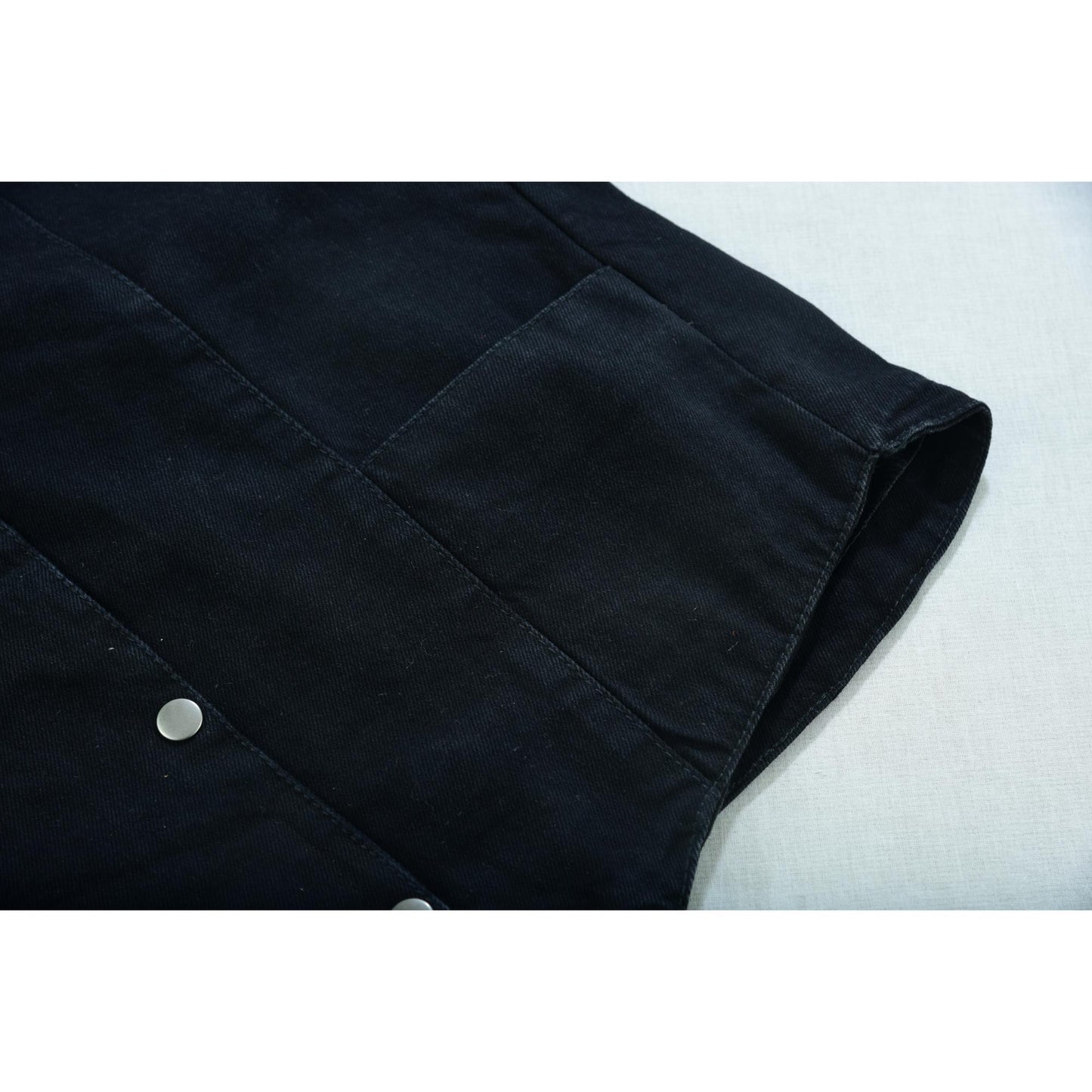 DM Women's Denim Classic Plain Sides Vest