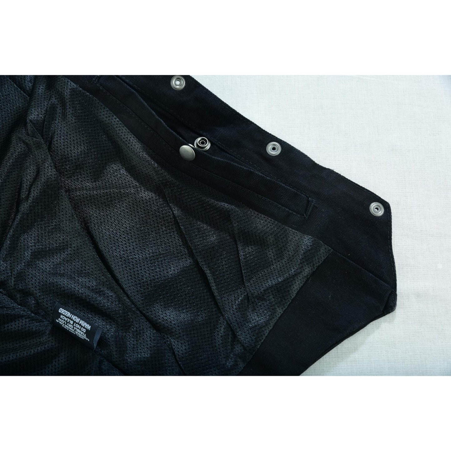 DM Women's Denim Classic Plain Sides Vest