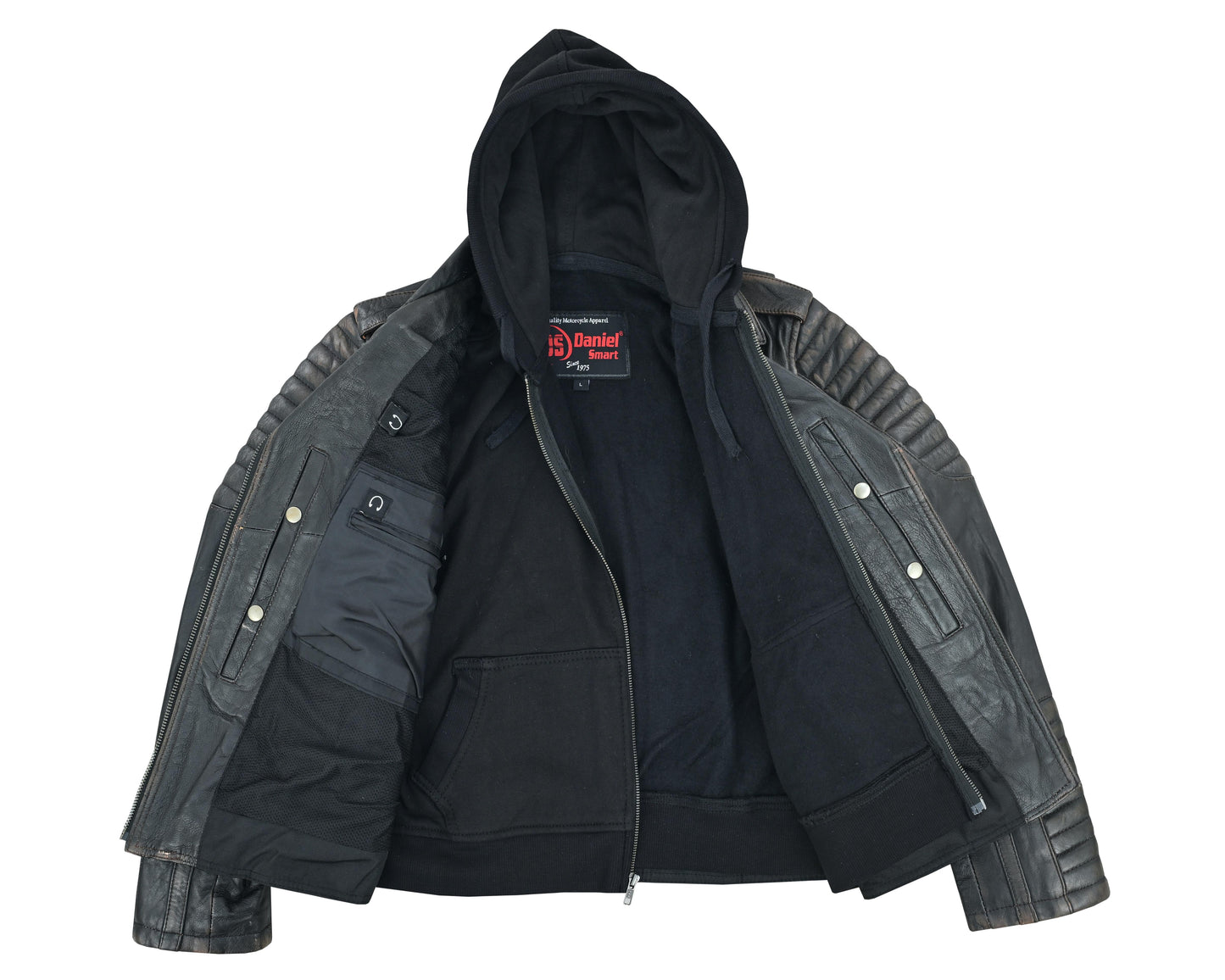 RC Women's Lightweight Drum Dyed Distressed Naked Lambskin M/C Jac