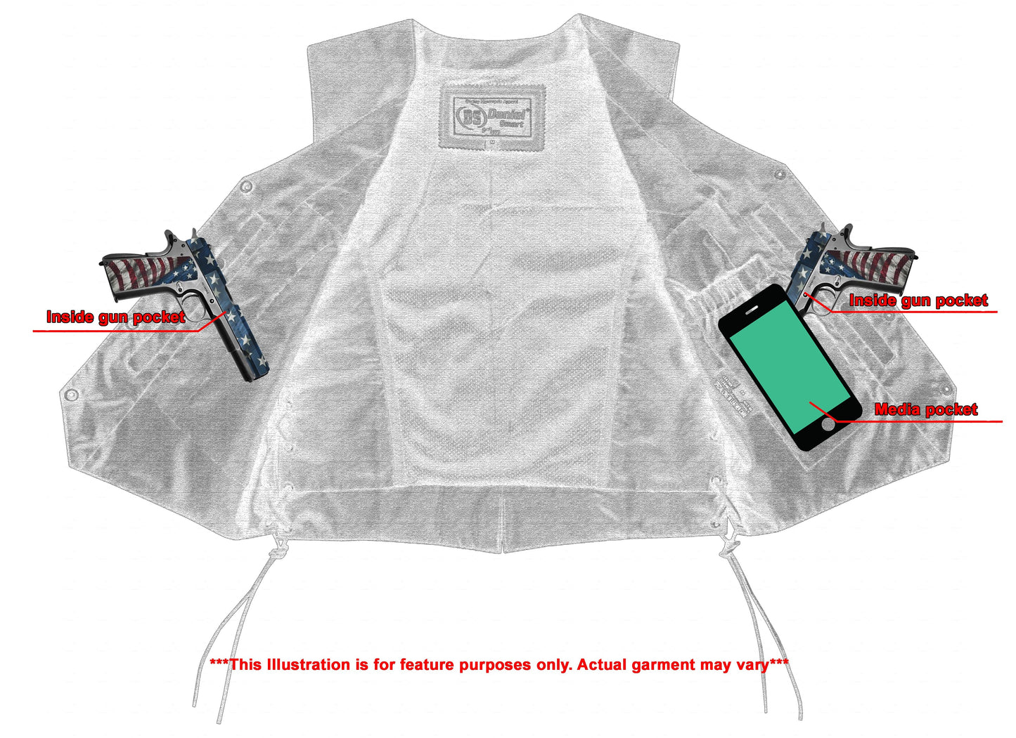 RC Women's Ultra-Thin  Braided Vest