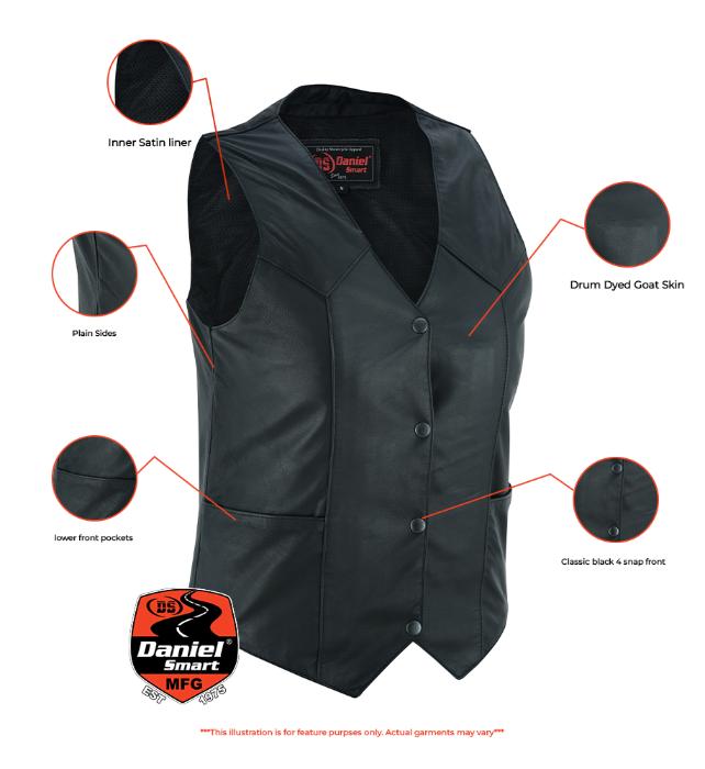 RC Women's Classic Plain Side Vest