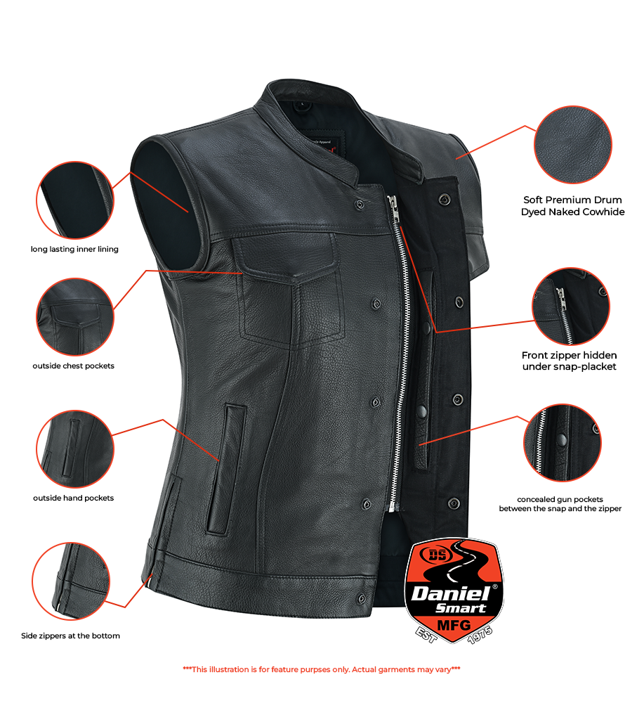 RC Women's Premium Single Back Panel Concealment Vest
