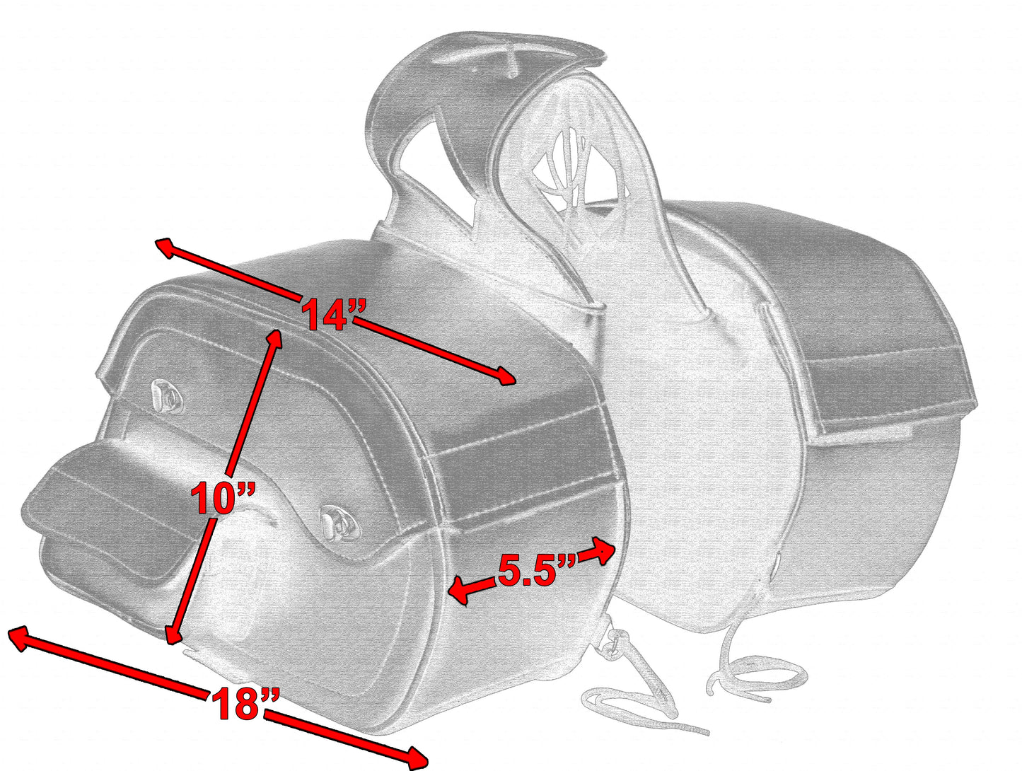RC Two Strap Saddle Bag