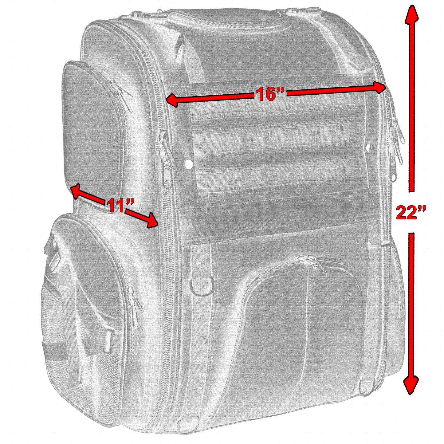 RC Modernized Sissy Bar Bag