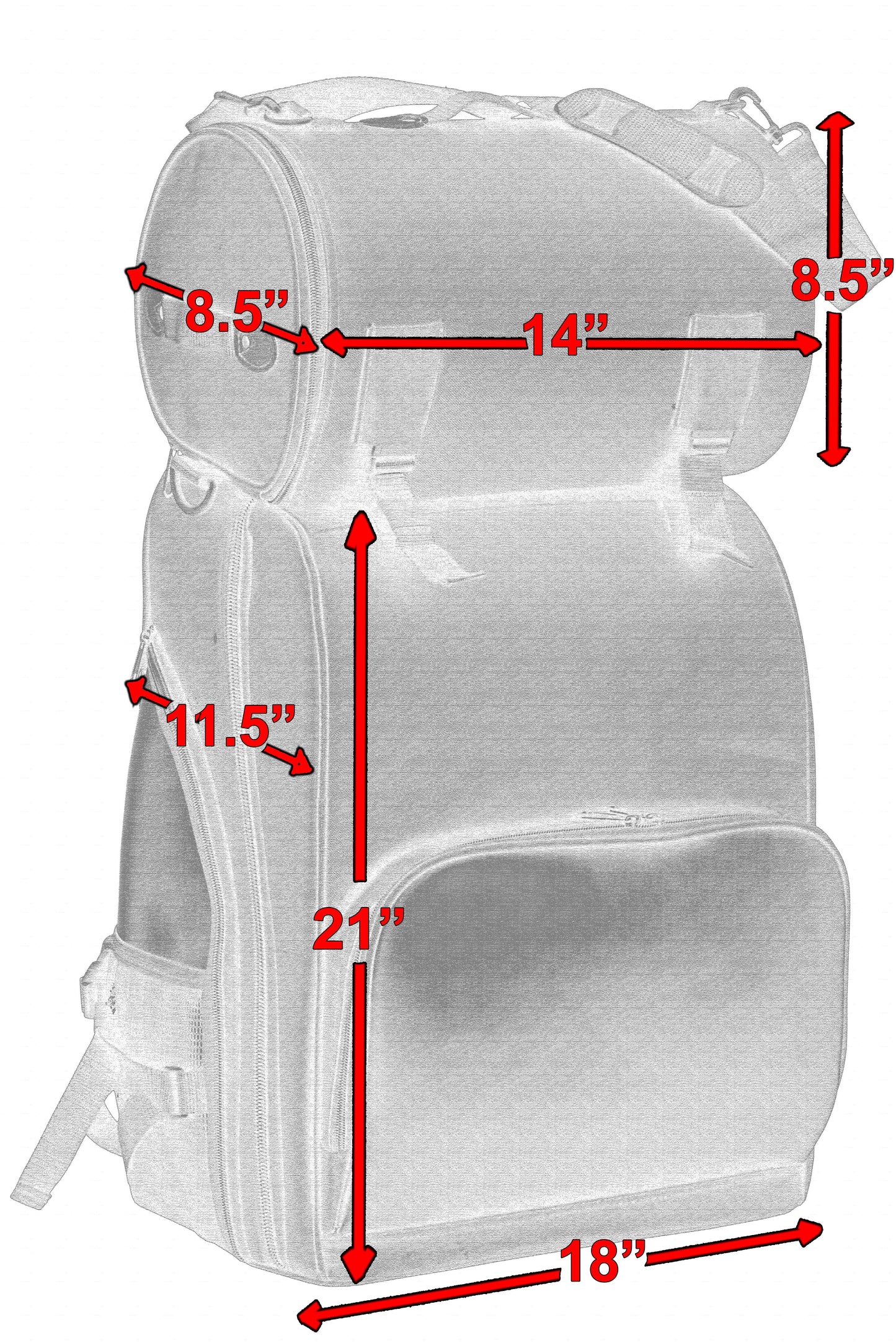 RC Updated Touring Sissy Bar Bag