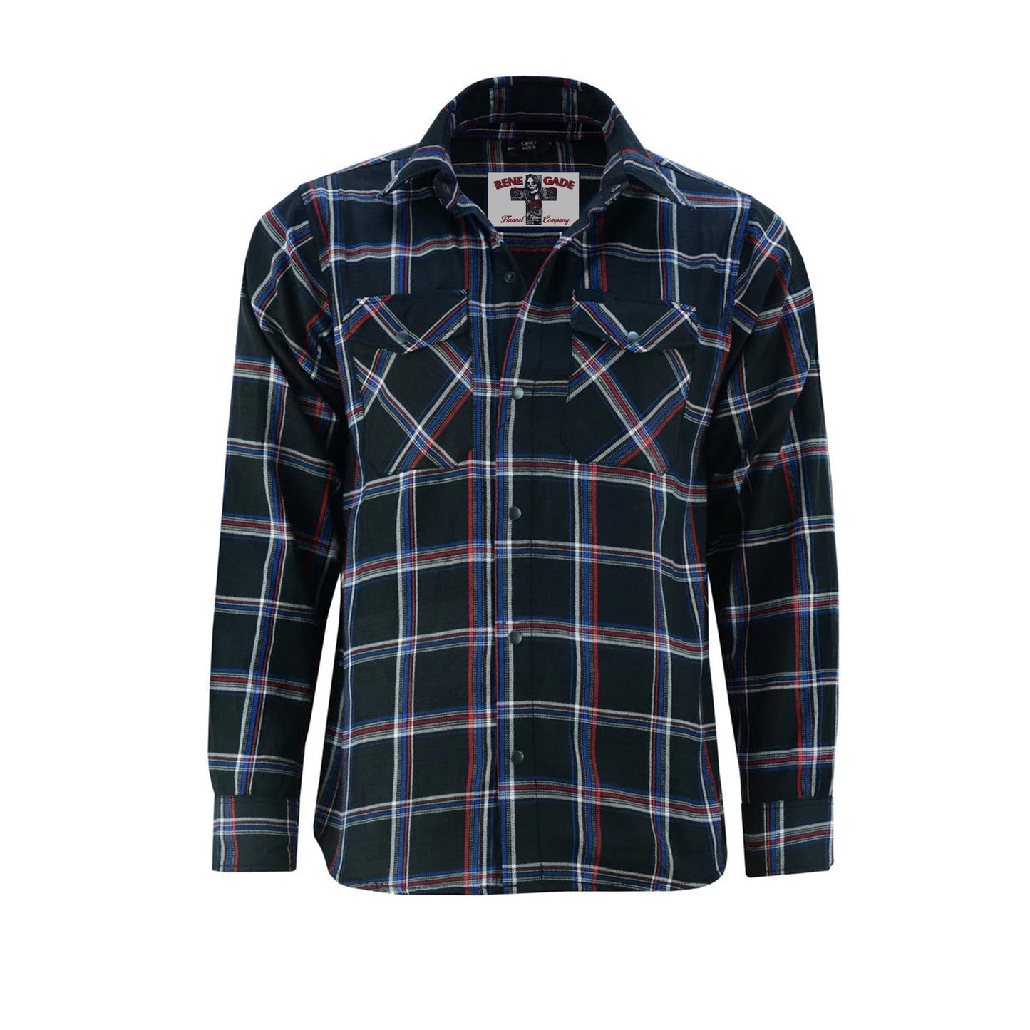 RC Flannel Shirt - Black, Red and Blue