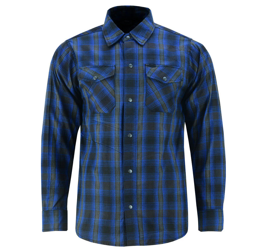 RC Flannel Shirt - Daze Blue and Black