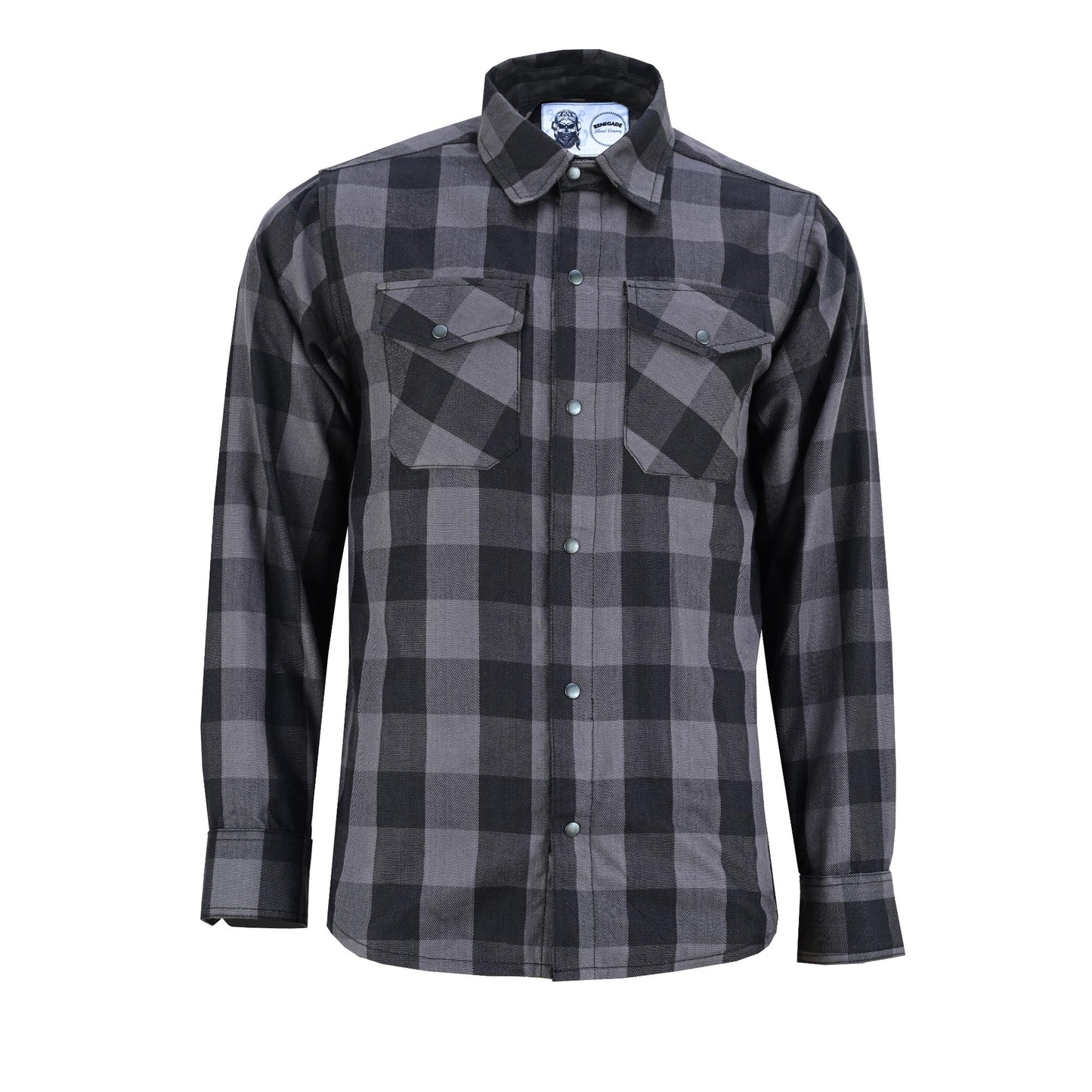 RC Flannel Shirt - Gray and Black