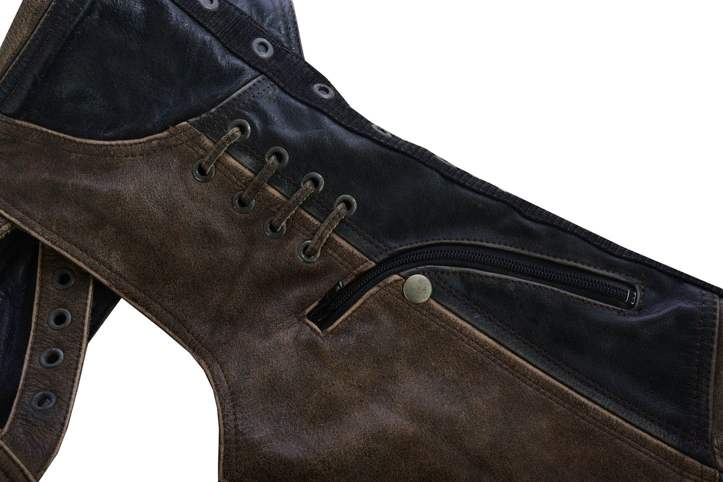 RC Women's Stylish Lightweight Hip Set Chaps- Two Tone