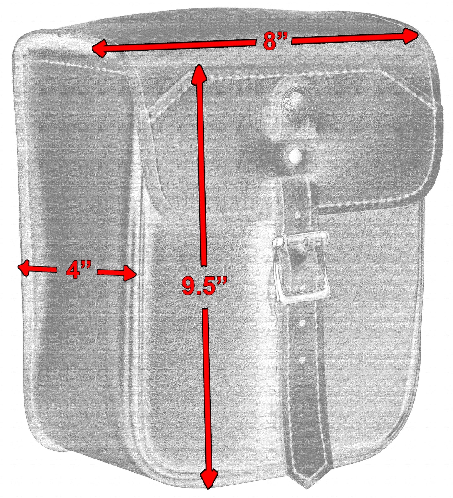 RC Synthetic Leather Large Tool Bag for Sissybar