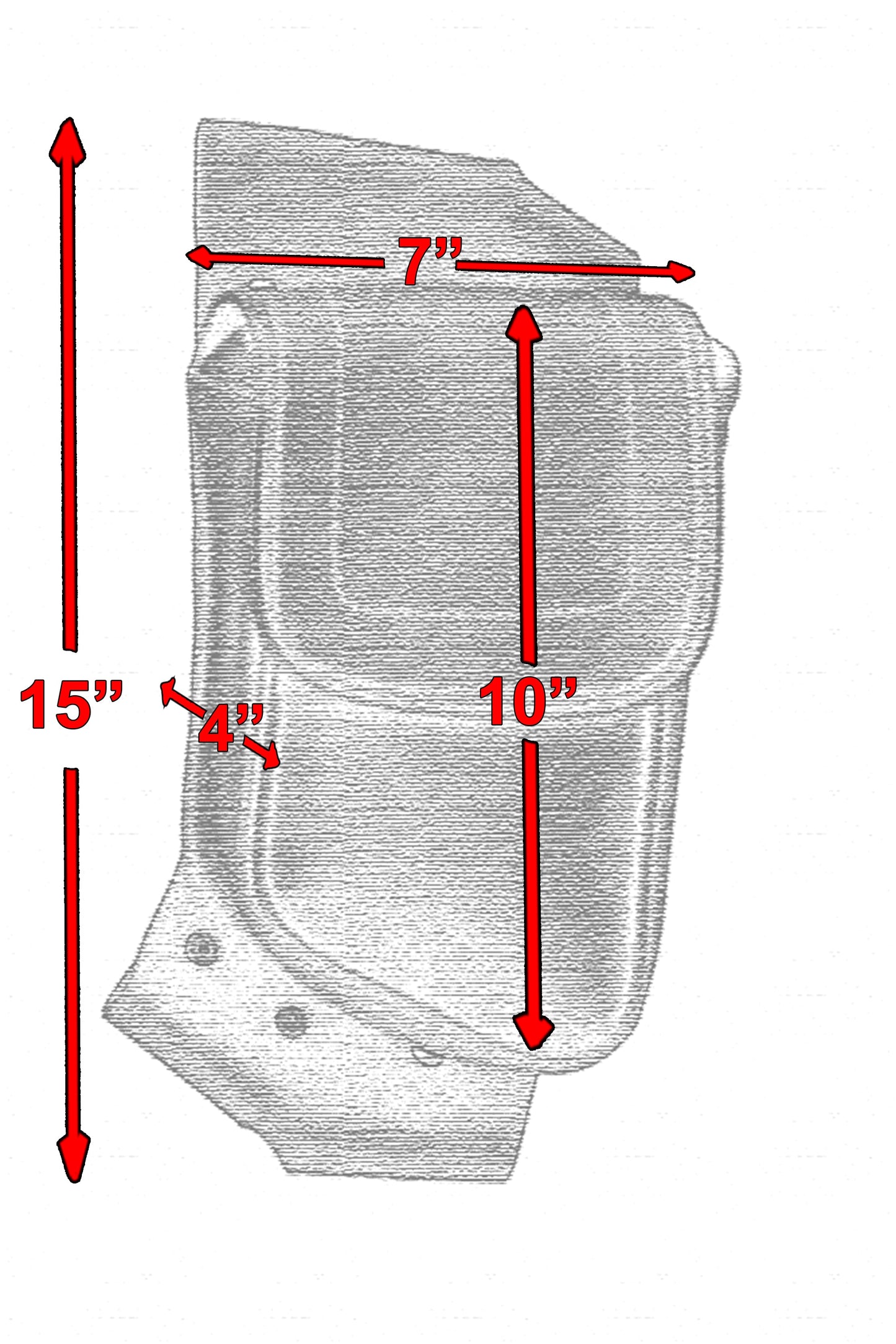 RC Crash Bar Bag - Left Side