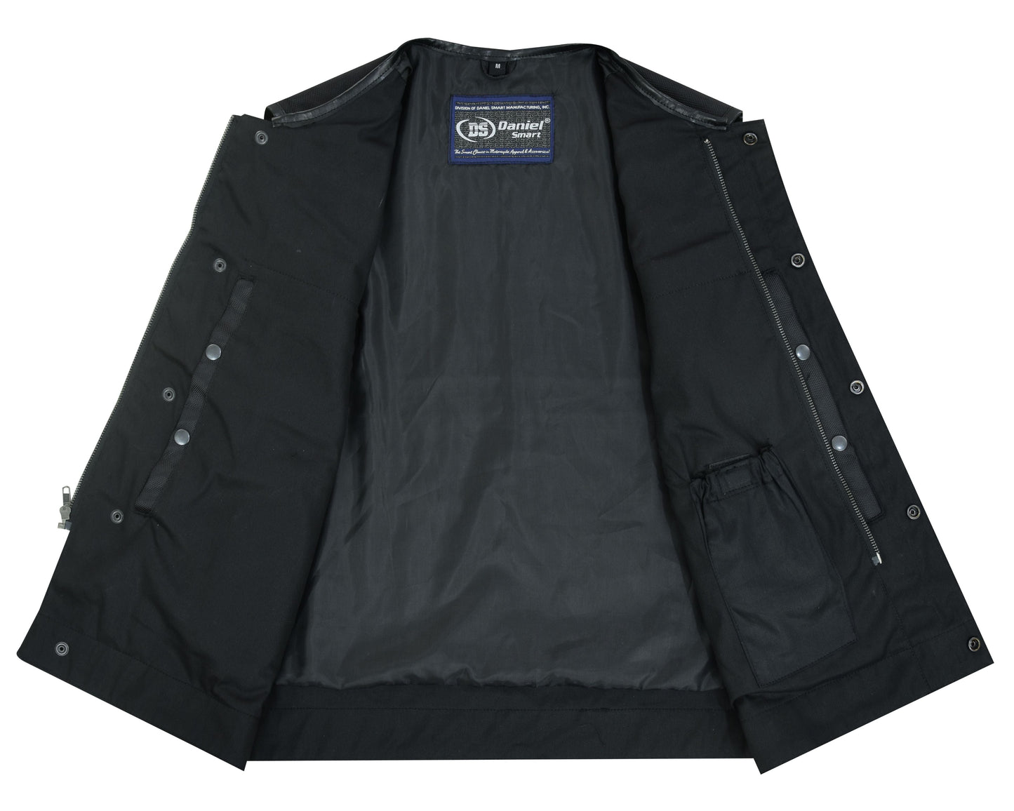 RC Concealed Snap Closure, Textile Material, W/O Collar & Hidden Z
