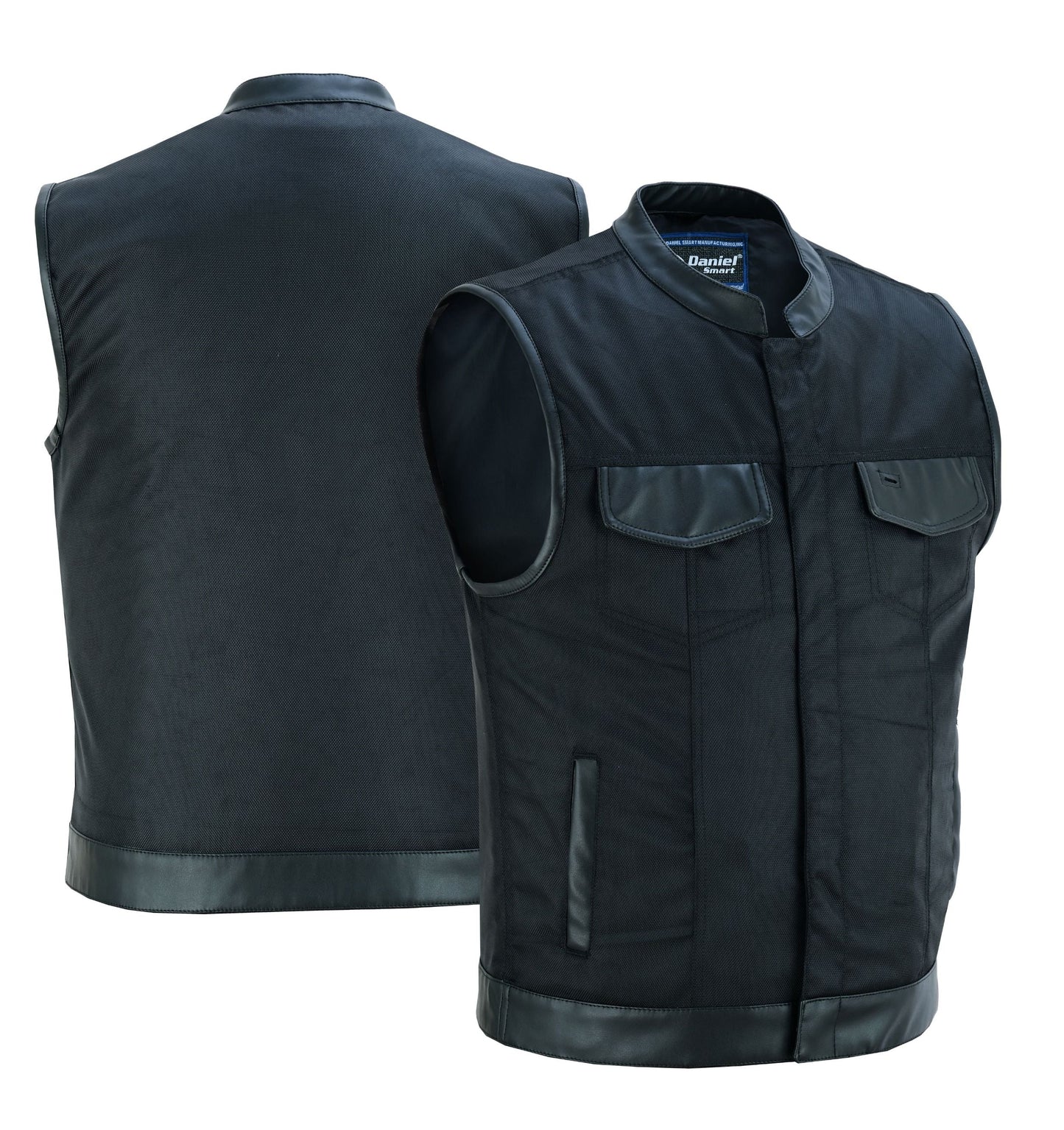 RC Concealed Snap Closure, Textile Material, Scoop Collar & Hidden