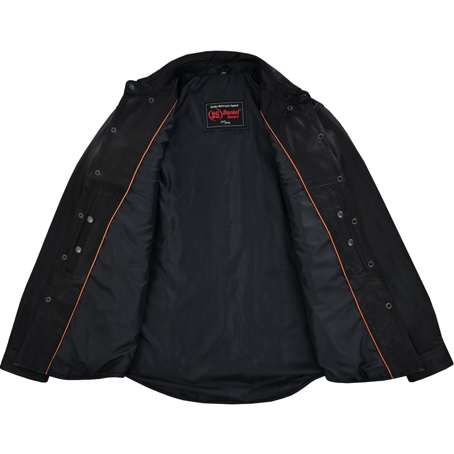 RC Men’s Premium Lightweight  Black Leather Shirt