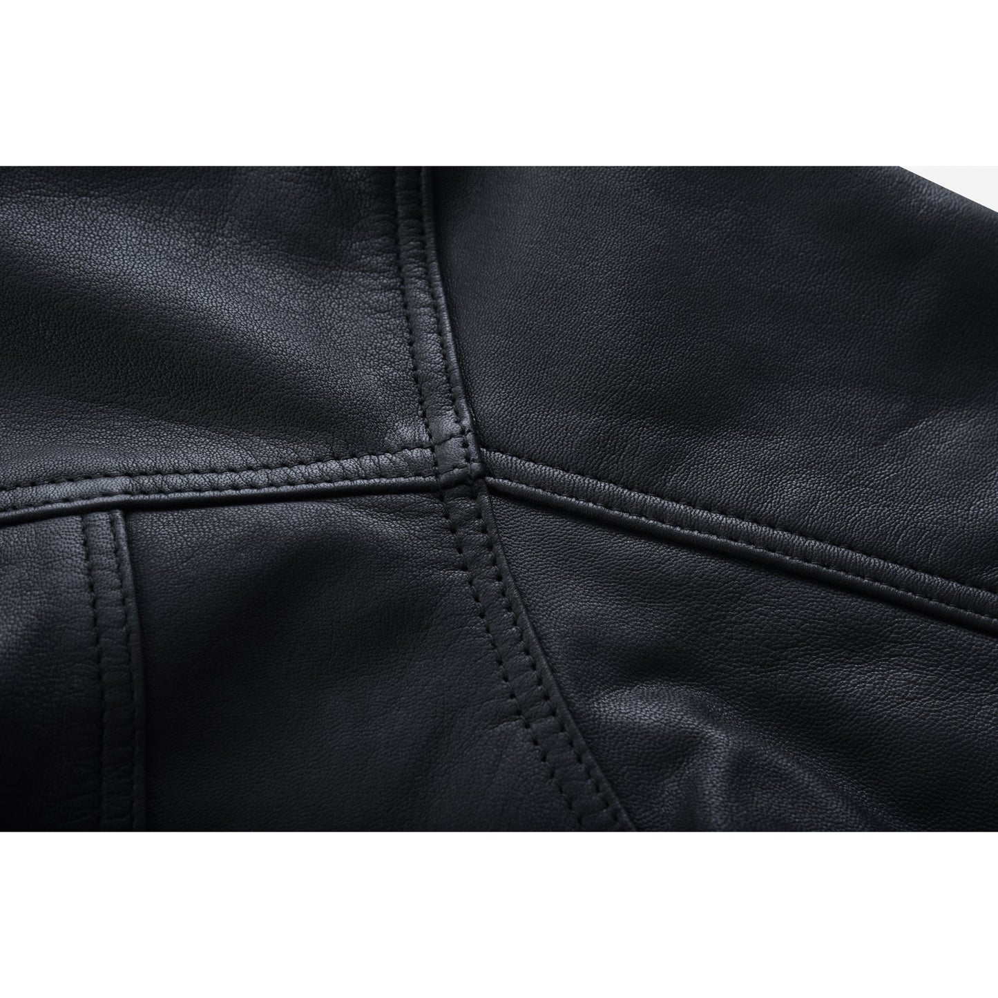 RC Men’s Premium Lightweight  Black Leather Shirt