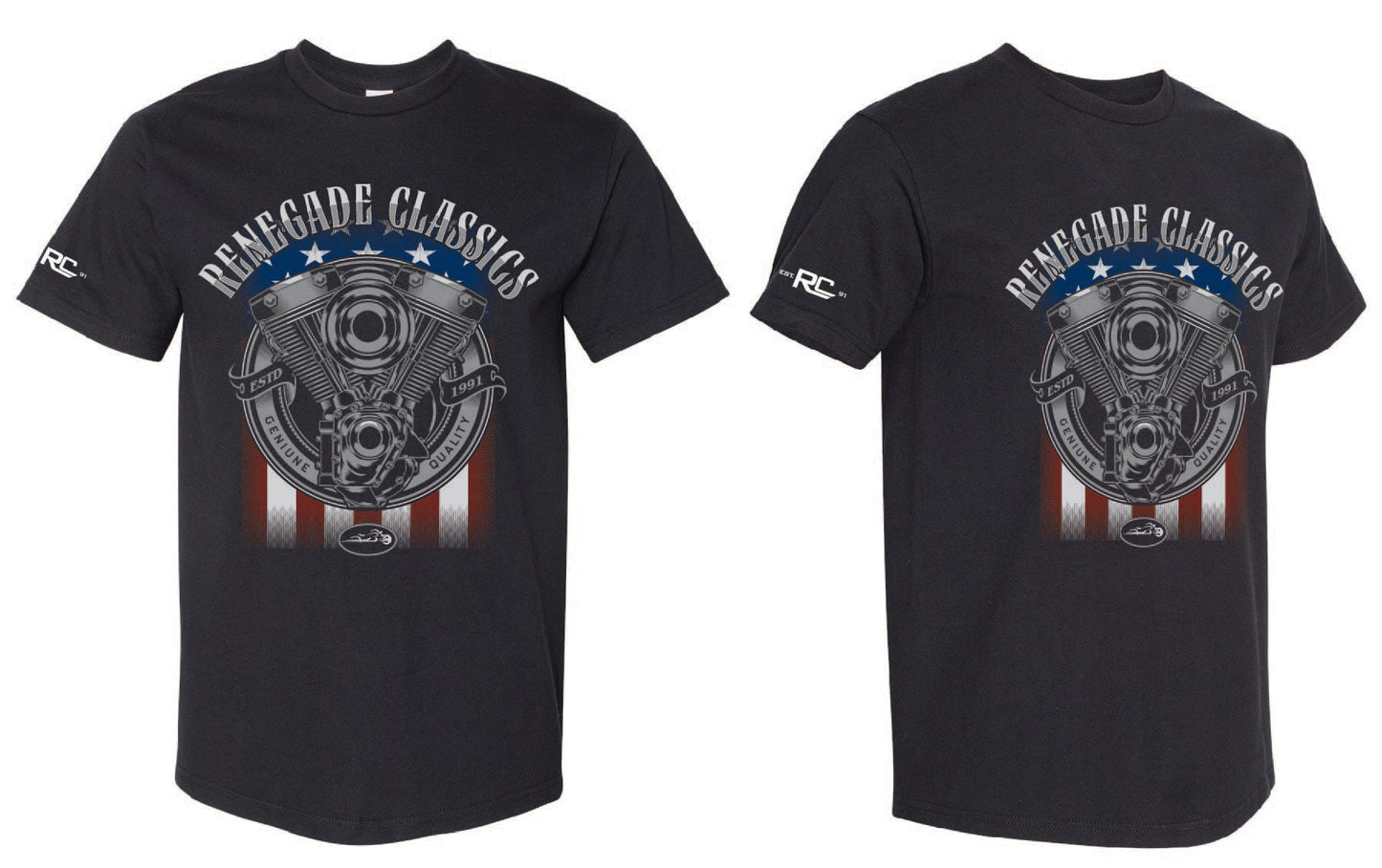 RC RENEGADE CLASSICS FLAG TSHIRT