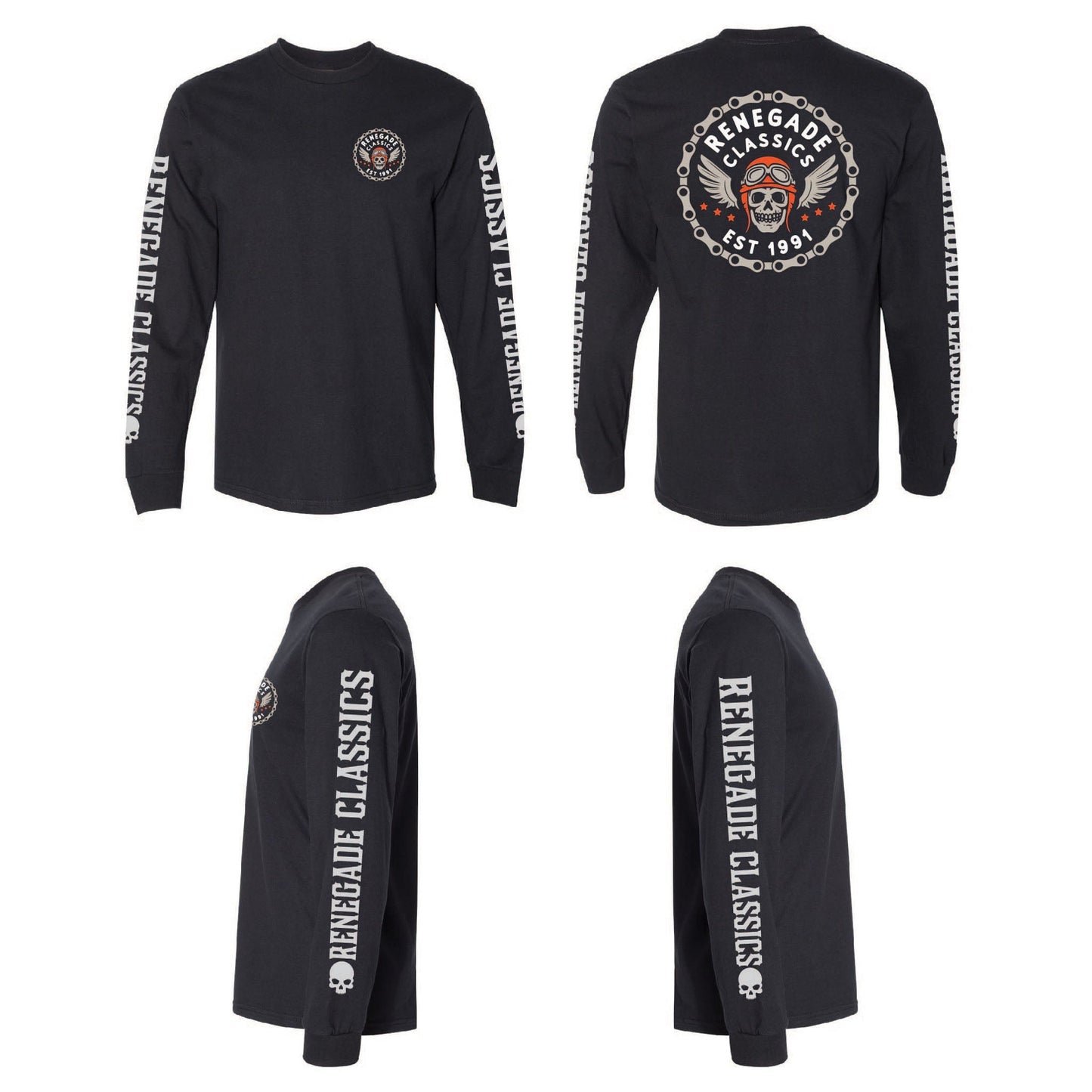 RC Chain Skull Long Sleeve