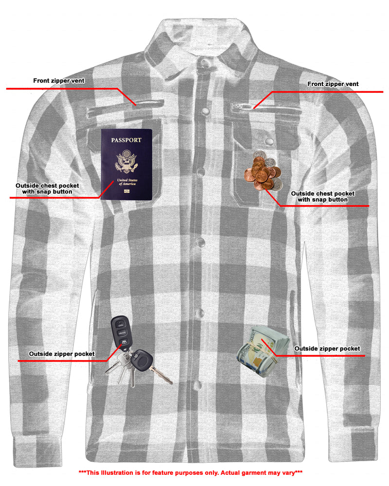 Alpha Check - White & Red Black