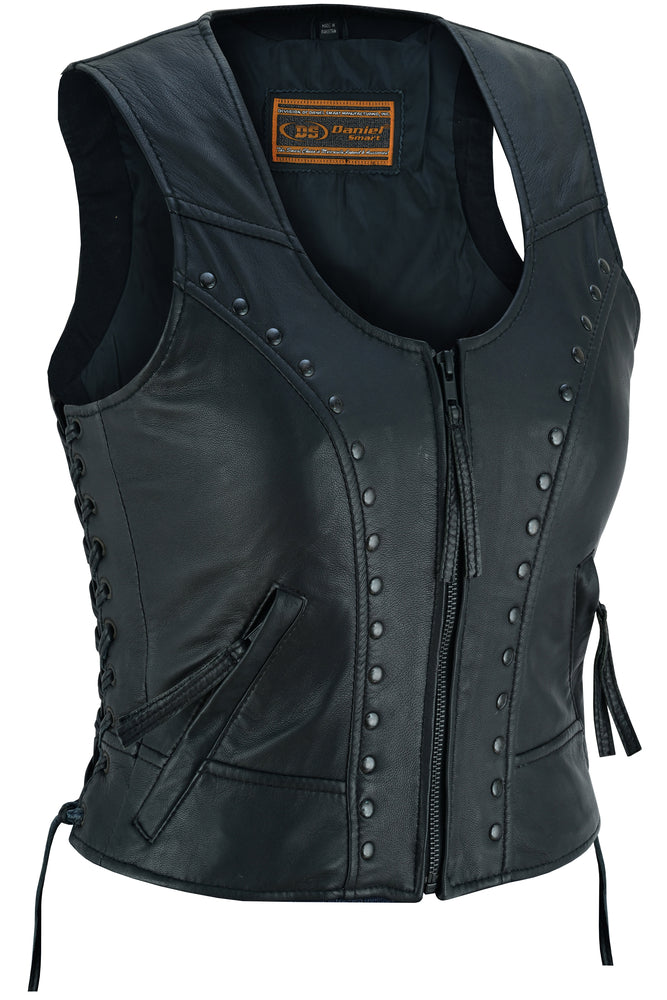 RC Women's Lightweight Vest with Rivets Detailing