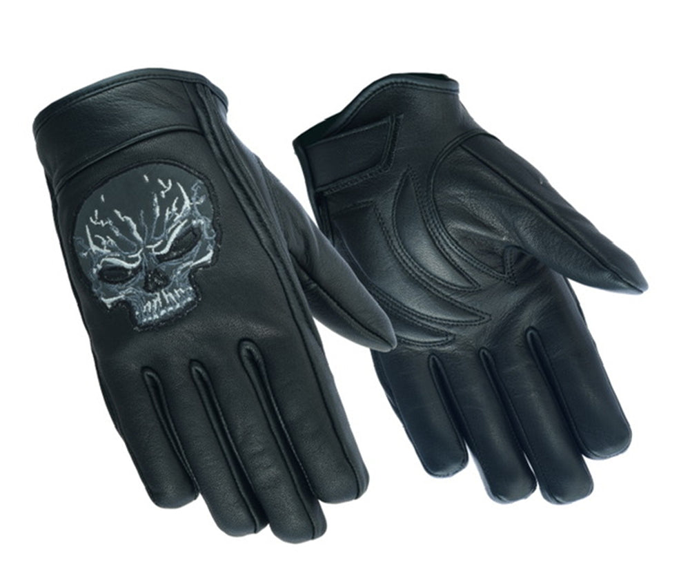 RC Reflective Skull Short Glove