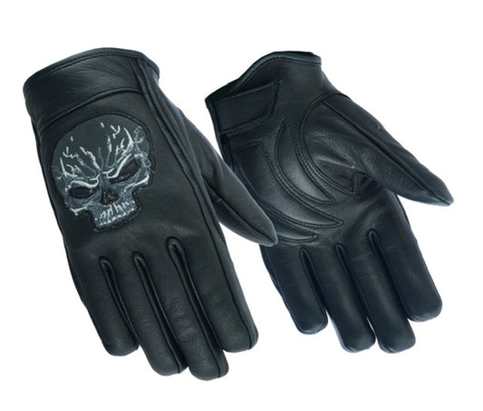 RC   Reflective Skull Short Glove