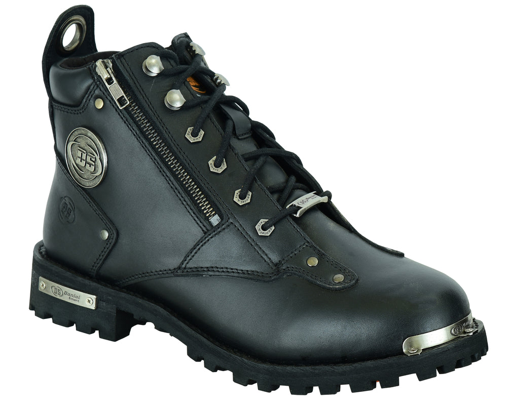 DS Men's 6'' Side Zipper Plain Toe Boot