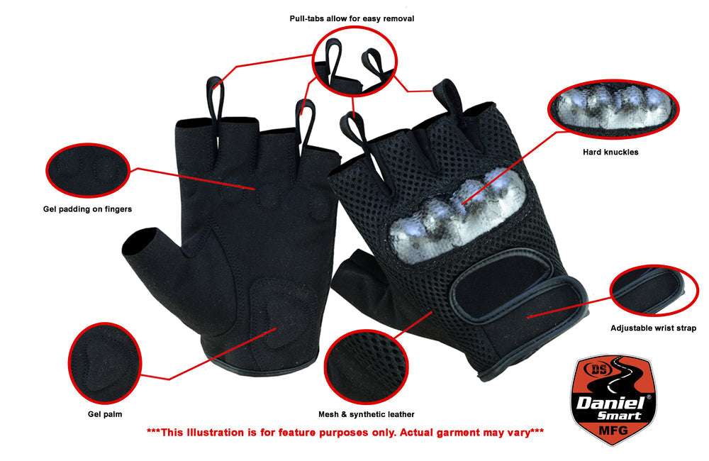 RC Sporty Mesh Fingerless Glove