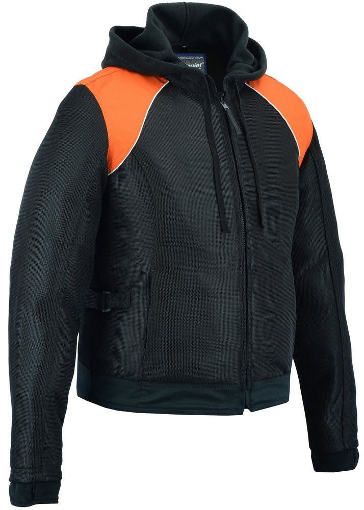 RC Women's Mesh 3-in-1 Riding Jacket (Black/Orange)