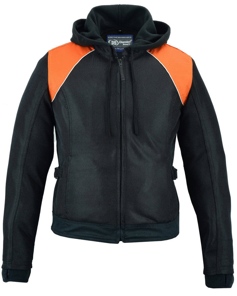 RC Women's Mesh 3-in-1 Riding Jacket (Black/Orange)