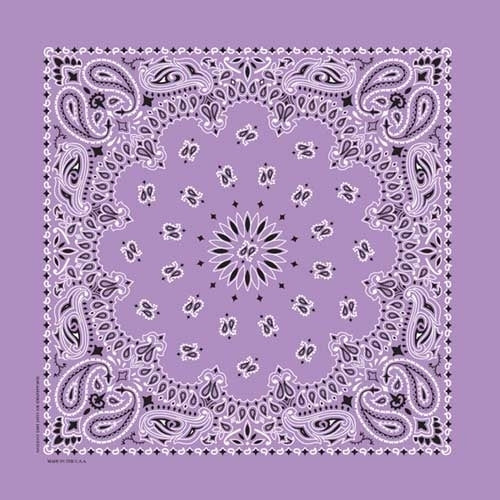 NT4405 Bandana Paisley Lavender