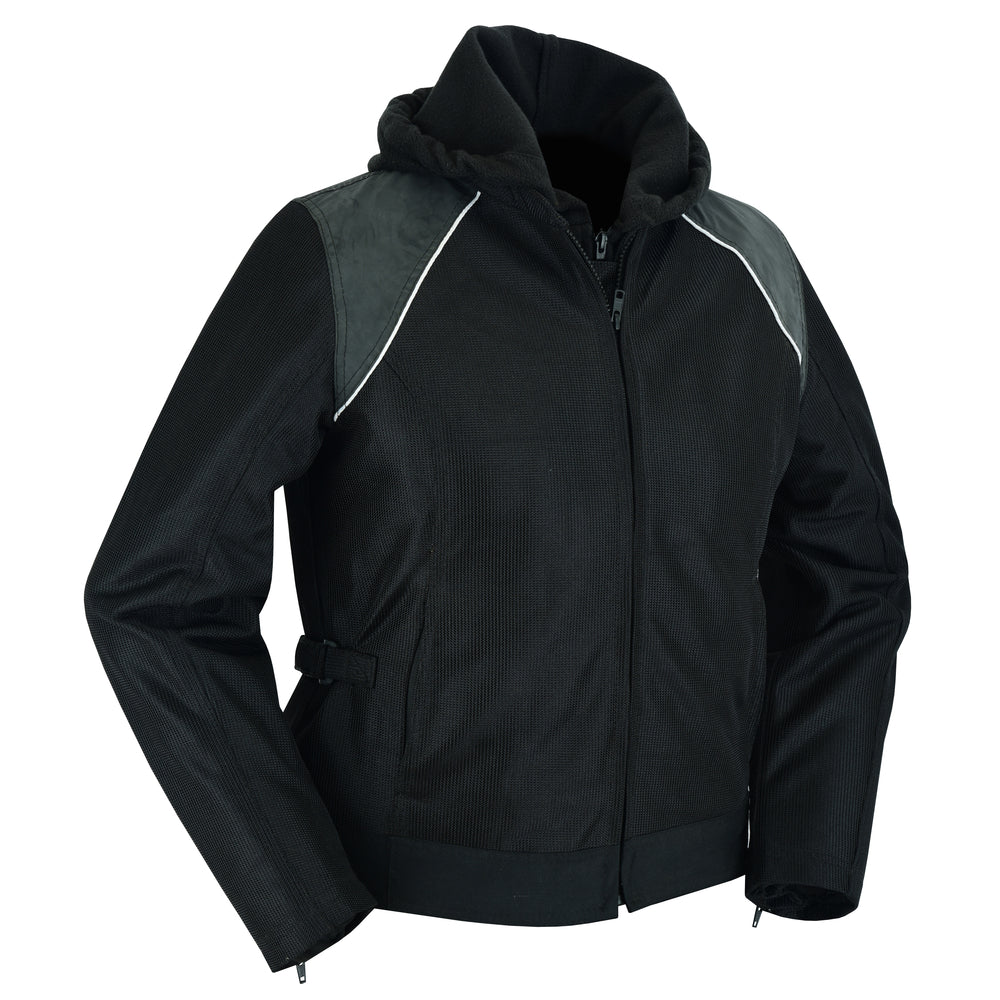 RC Women's Mesh 3-in-1 Riding Jacket (Black/Black Tone Reflective)