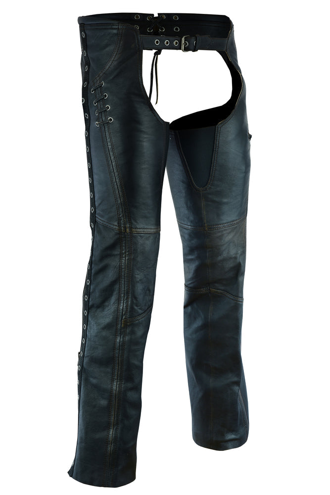 DS Women's Stylish Lightweight Hip Set Chaps in Lightweight Drum D