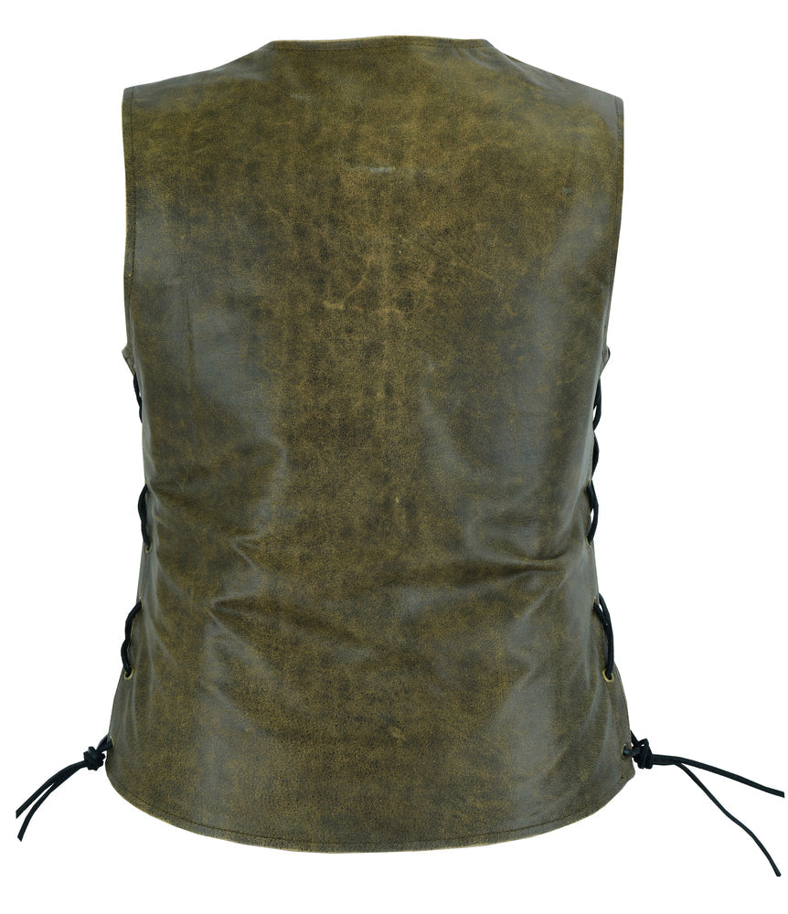 RC  Women's Stylish Longer Body ¾ Vest - Side Laces - Two T