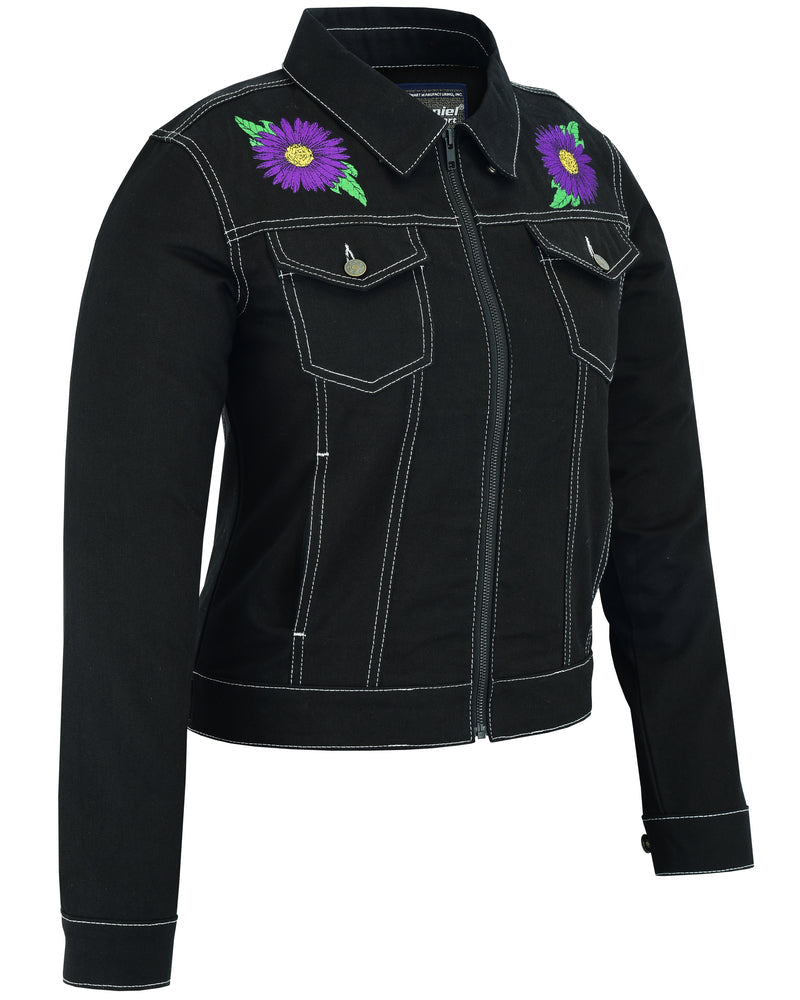 DM Women's Daisy Black Denim Jacket