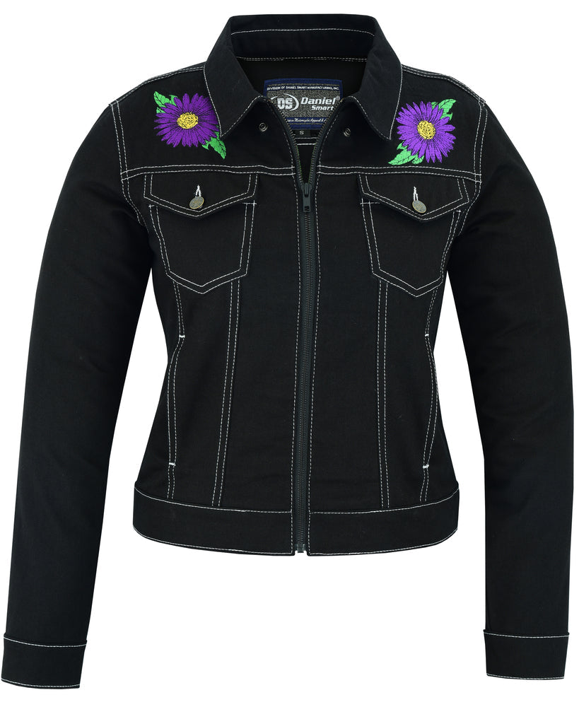 DM Women's Daisy Black Denim Jacket