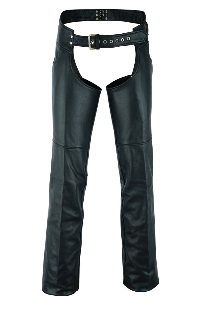 RC Tall Classic Leather Chaps with Jeans Pockets
