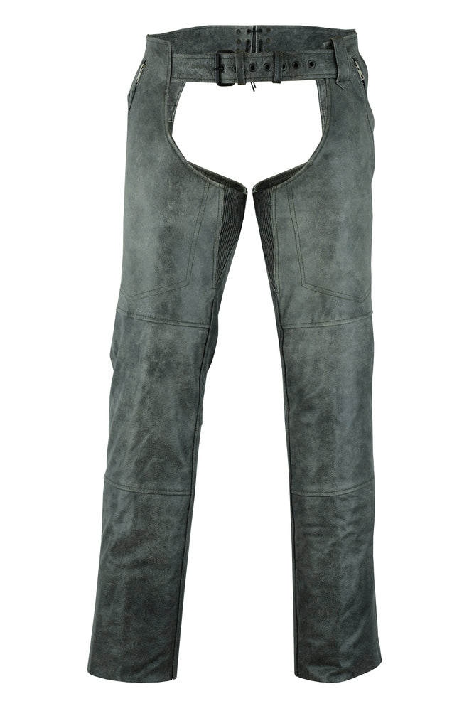 RC Unisex Double Deep Pocket Thermal Lined Chaps - GRAY