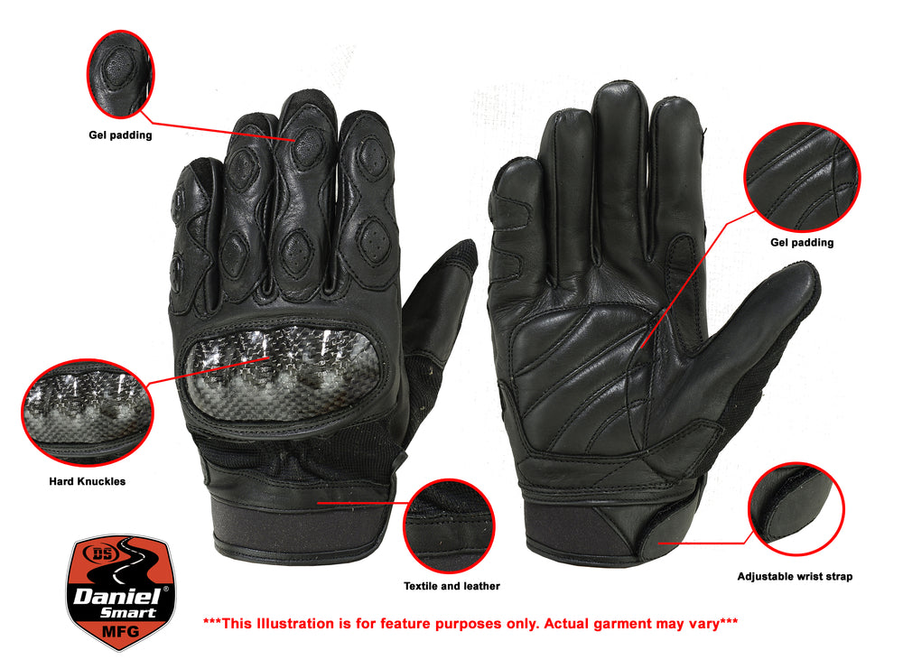 RC Leather/ Textile Sporty Glove