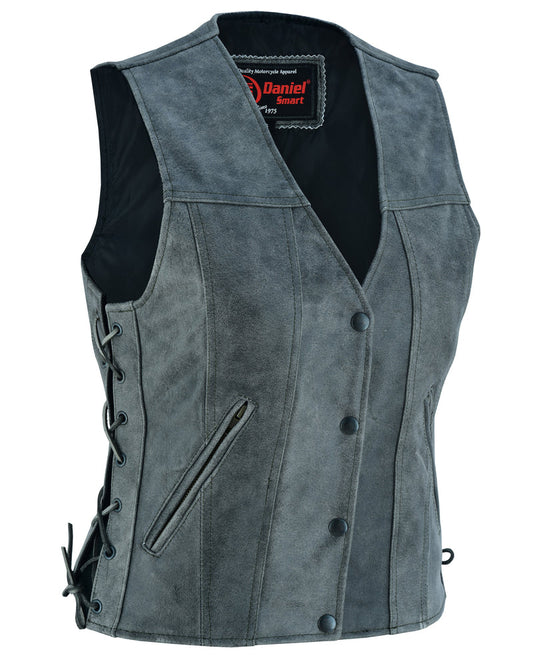 RC Women's Gray Single Back Panel Concealed Carry Vest