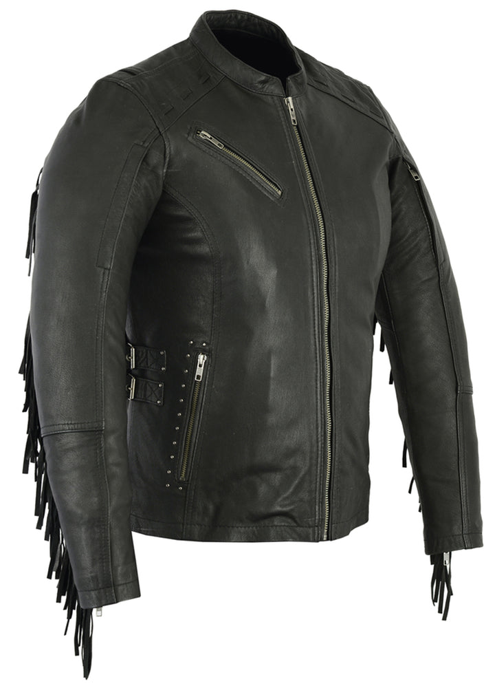 DS Women's Stylish Jacket with Fringe