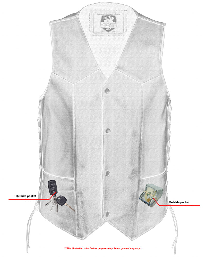 RC Men's Gold Traditional Vest - Black