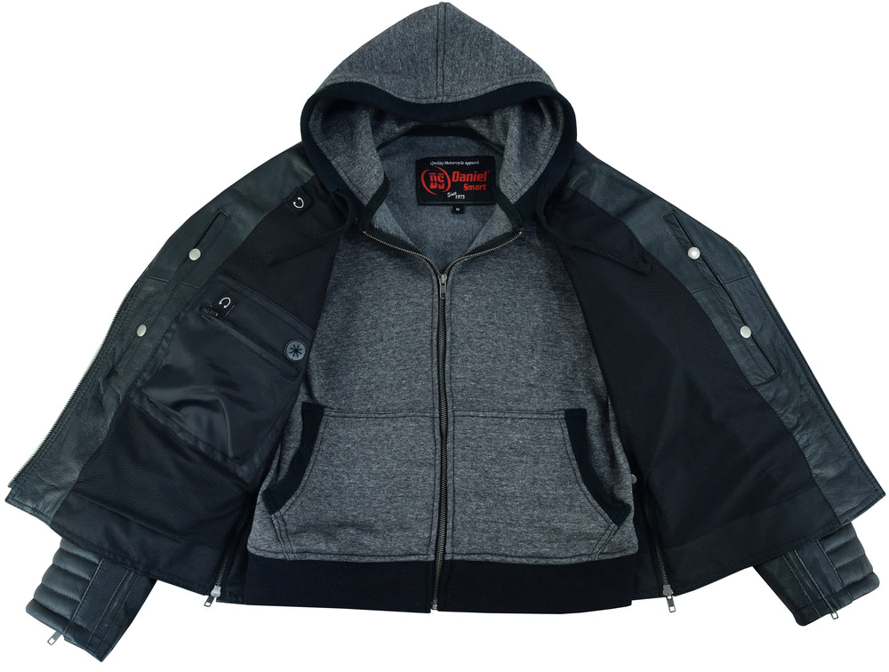 RC Women's M/C Jacket with Rub-Off Finish