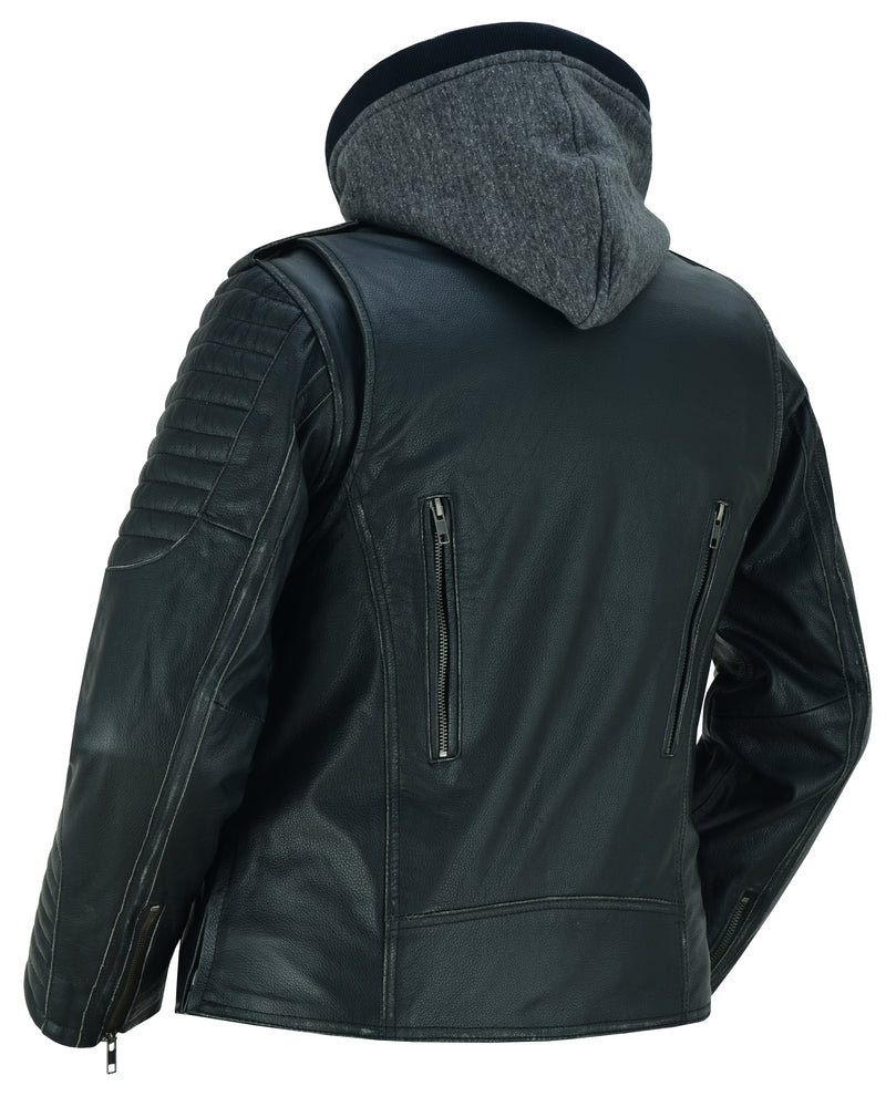 DS Women's M/C Jacket with Rub-Off Finish