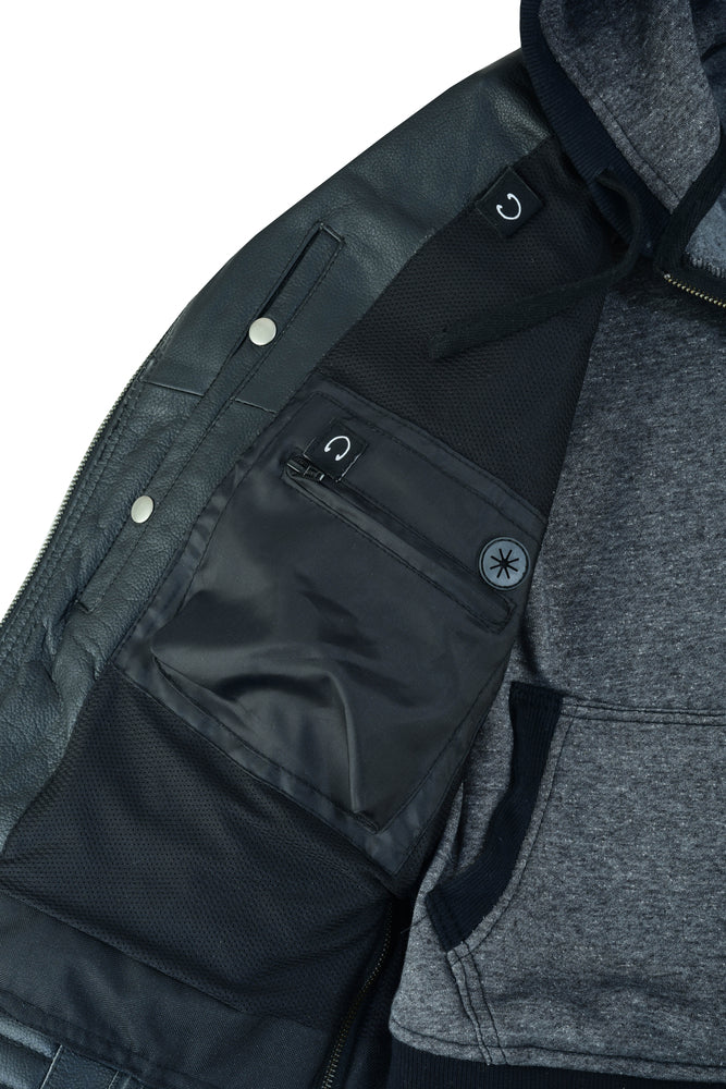 RC Women's M/C Jacket with Rub-Off Finish