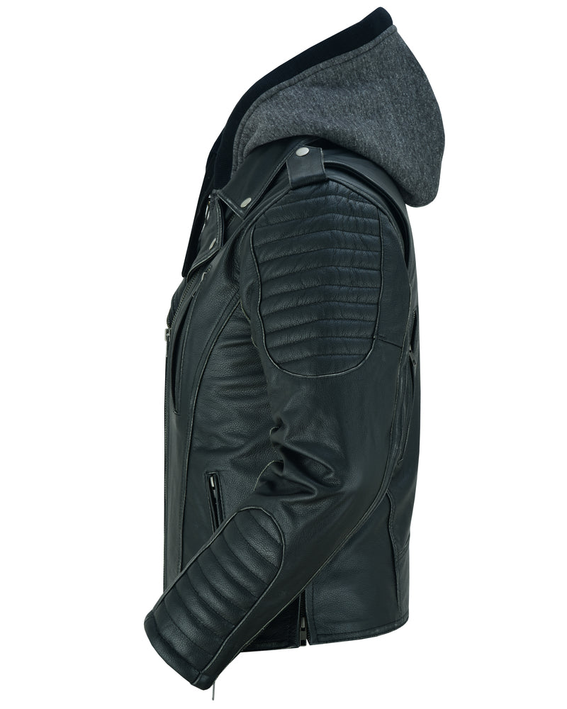 DS Women's M/C Jacket with Rub-Off Finish