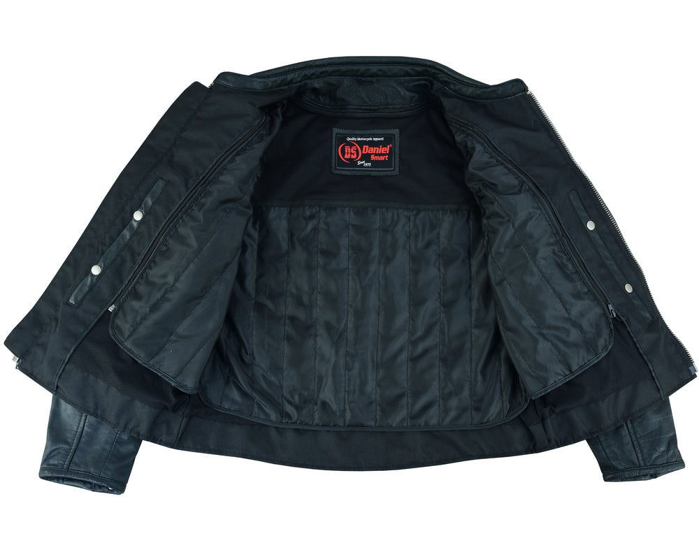 RC Women's Classic Plain Side Fitted M/C Style Jacket