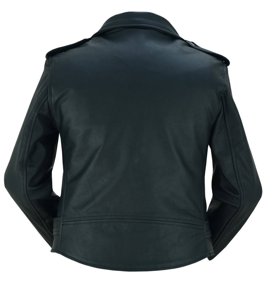 RC Women's Classic Plain Side Fitted M/C Style Jacket