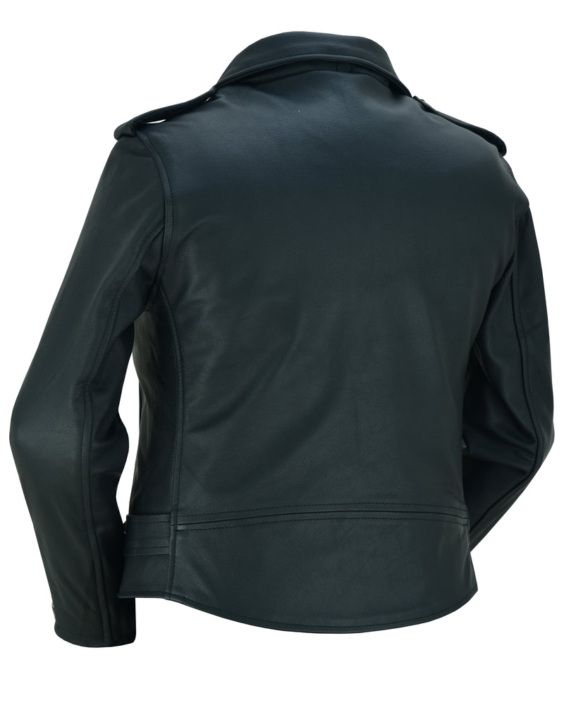 RC Women's Classic Plain Side Fitted M/C Style Jacket