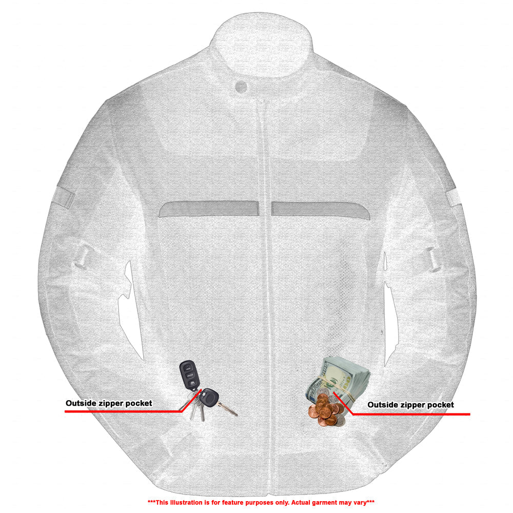 RC Men's Black Racer Mesh Jacket – Protective Design