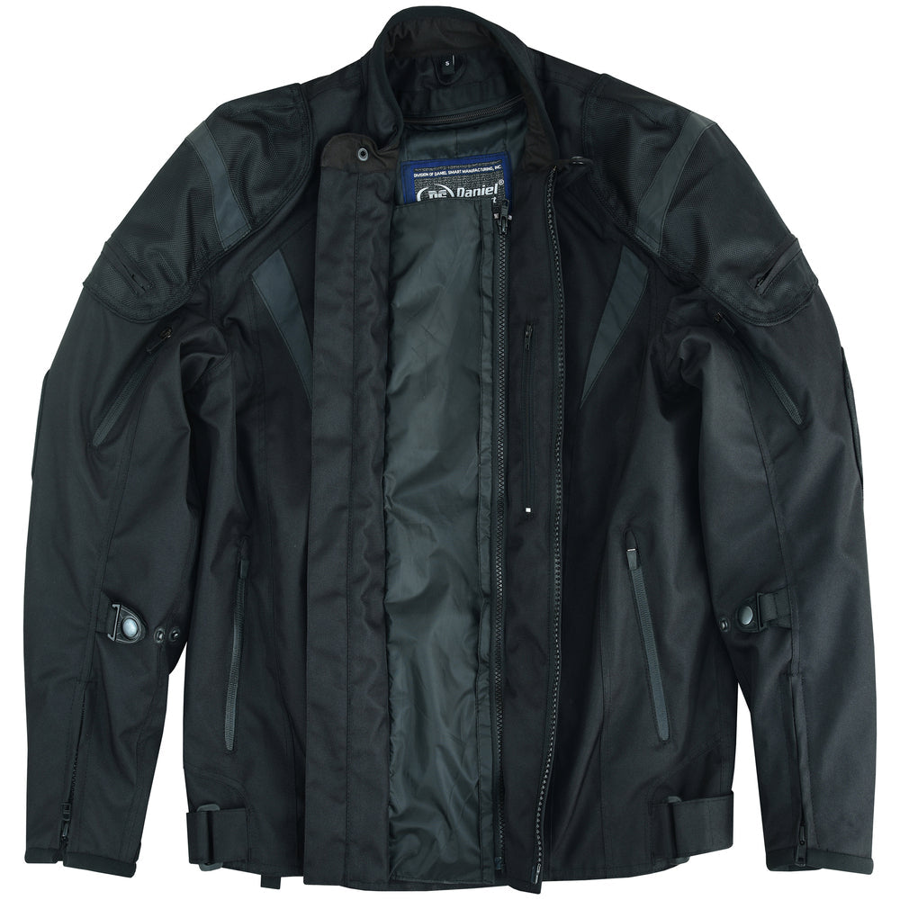 RC Men's Blast Black Micro Mesh Motorcycle Jacket – Ventilated